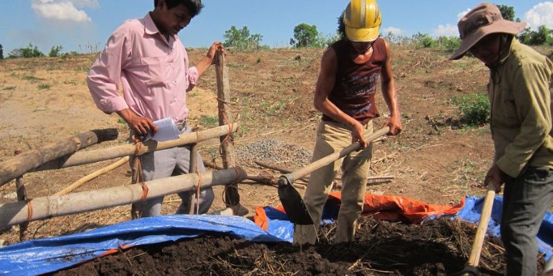 Bước đầu tiên trong cách ủ phân chuồng