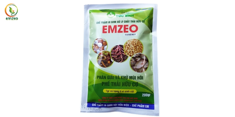 Chế phẩm sinh học Emzeo giúp khử mùi hôi thối của rác thải rau củ quả