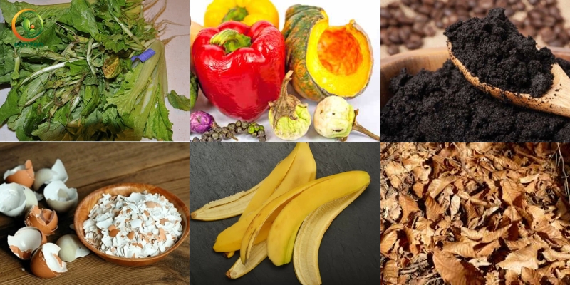 Các loại rác nhà bếp dùng để ủ phân