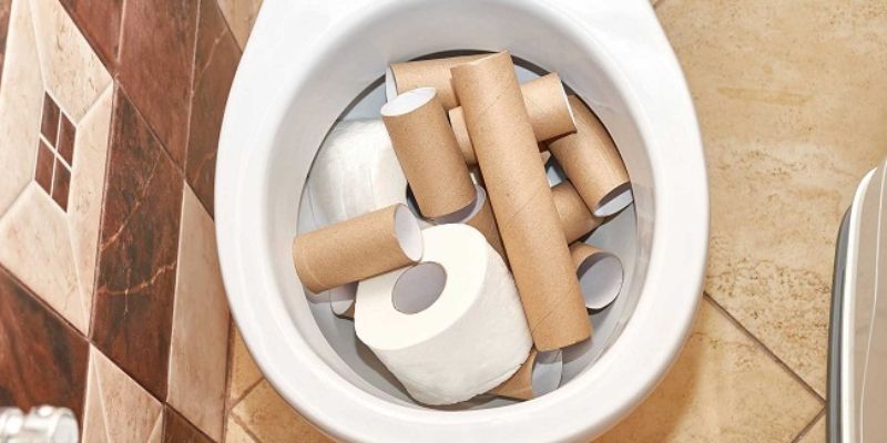 Giấy vệ sinh gây ra tình cảnh bị nghẹt