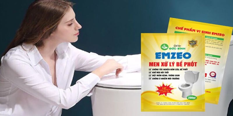 Trong sinh hoạt gia đình men xử lý giúp bể phốt thông thoáng